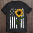 Sunflower American flag