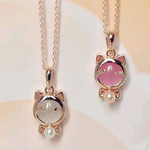3 PIECES CAT EYES RING/NECKLACE/EARRINGS!